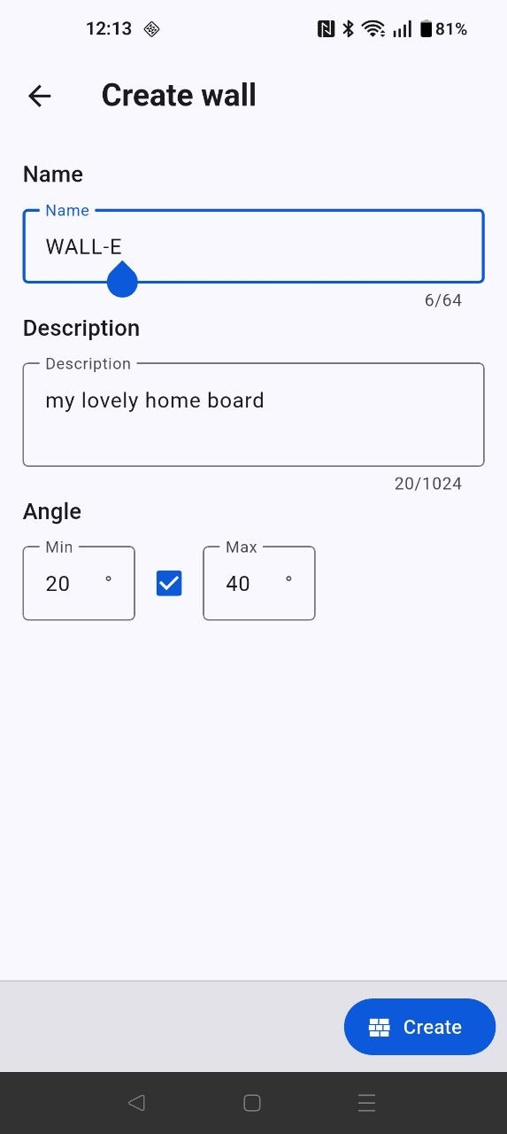 Create wall step one